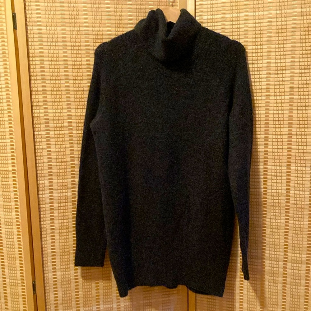 H&M Women’s Dark Gray Turtleneck Sweater Dress